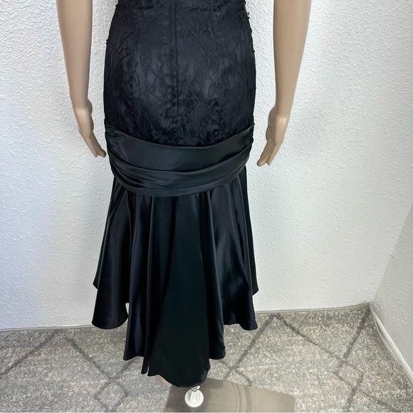 Vtg 80’s Gunne Sax Jessica M.Quintock Sequin Lace Satin party dress Whimsigoth - Picture 9 of 16